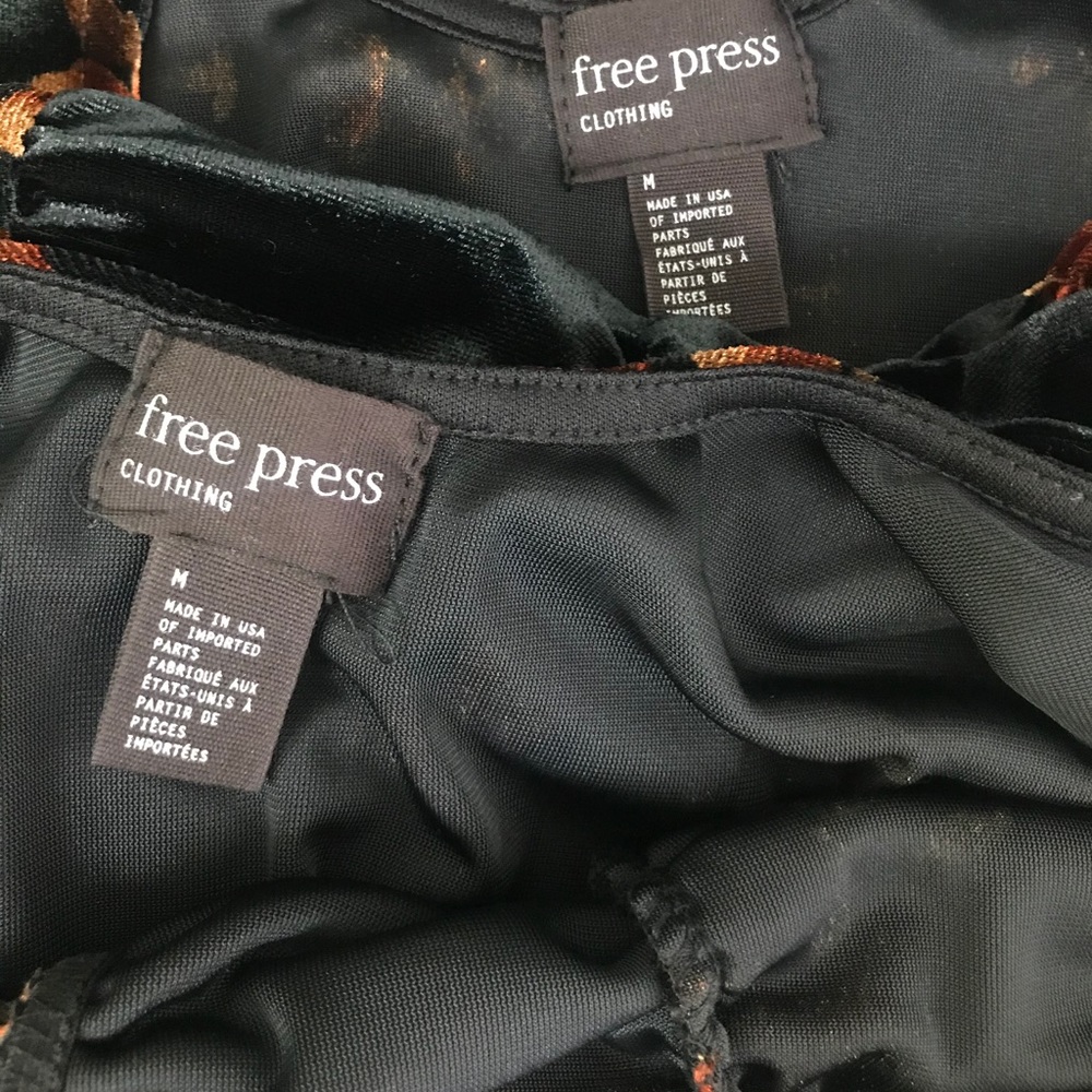 Free Press Velvet Ruched Mini Dress - Picture 5 of 8